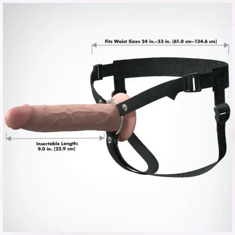 img_226792_7abe3eee8f894fc64732b33fbcaac9c8_1.jpg FANTASY X-TENSIONS - ELITE REALISTIC HOLLOW STRAP-ON 24.1 CM