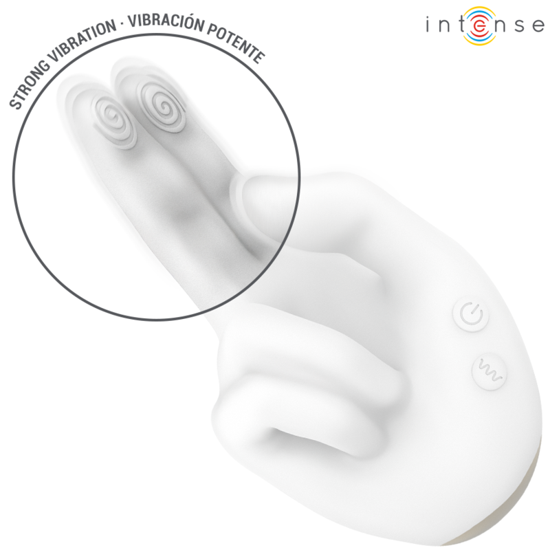 img_227427_3a050a5e21bef6da00d2eca826f84415_1.png INTENSE - JIMMY HAND-SHAPED MULTIFUNCTION STIMULATOR WITH VIBRATION AND HEAT
