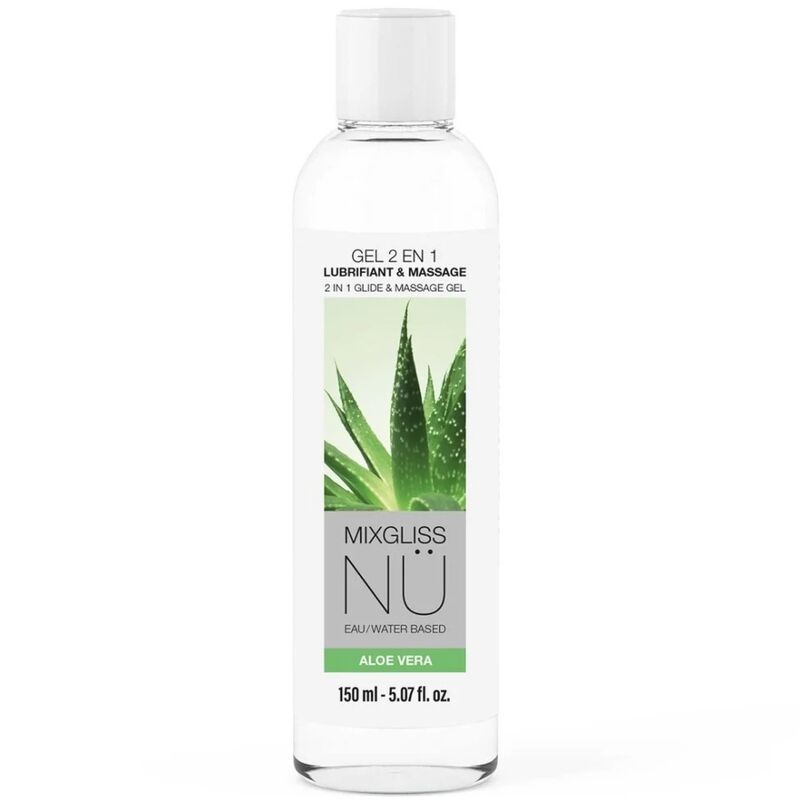 img_227625_2368a0141c14b6ac2dd8e34fb5a4ee23_1.jpg MIXGLISS - 2 IN 1 WATER-BASED LUBRICANT AND MASSAGE GEL NURU ALOE VERA 150 ML