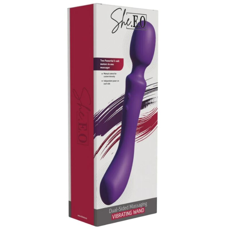 img_227721_f65f2a5e2a32ff1e072d98bdf514a1ef_1.jpg SHE.E.O - DOUBLE-ENDED VIBRATING MASSAGER WAND PURPLE