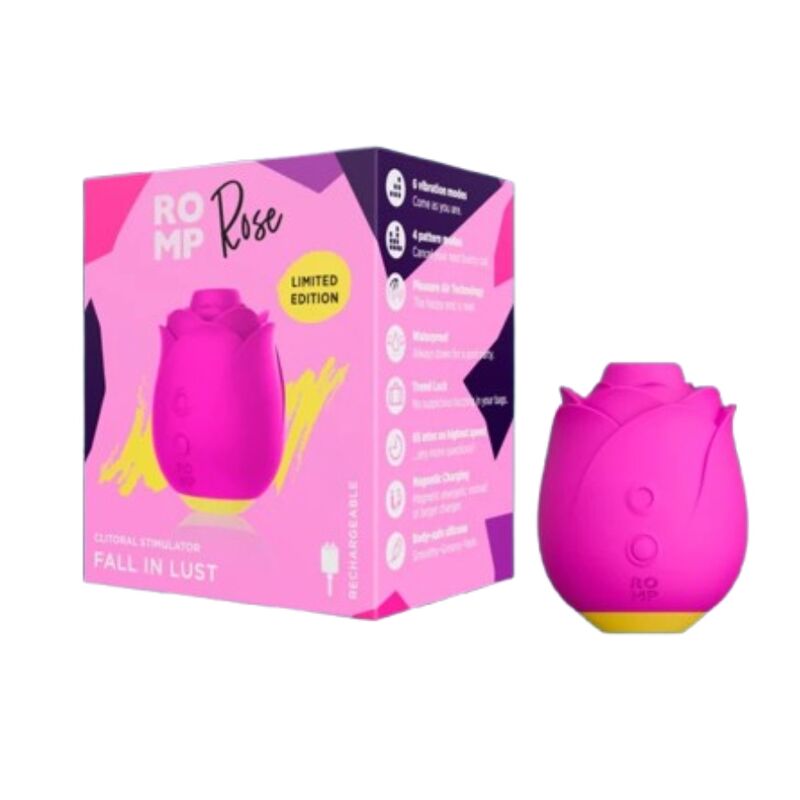 img_227854_d2954df9c417e8a952b8cde1f8afc009_1.jpg ROMP - ROSE 2.0 CLITORAL SUCTION TOOL PINK SHAPE LIMITED EDITION