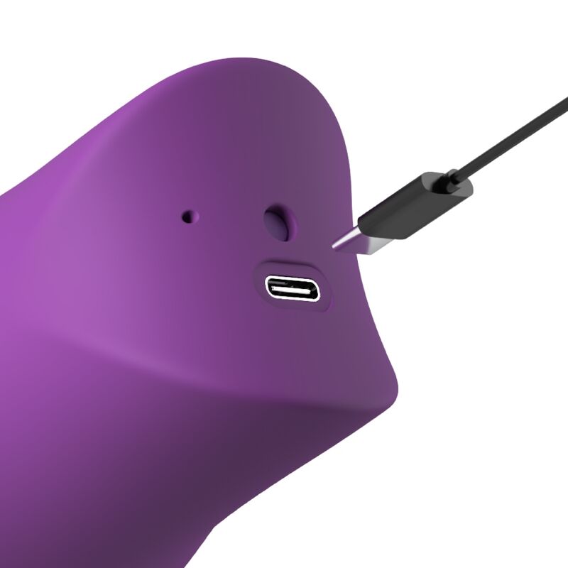 FANTASY FOR HER - LUSH KISS PLUSH PURPLE SUCTION  LICKING CLITORAL STIMULATOR