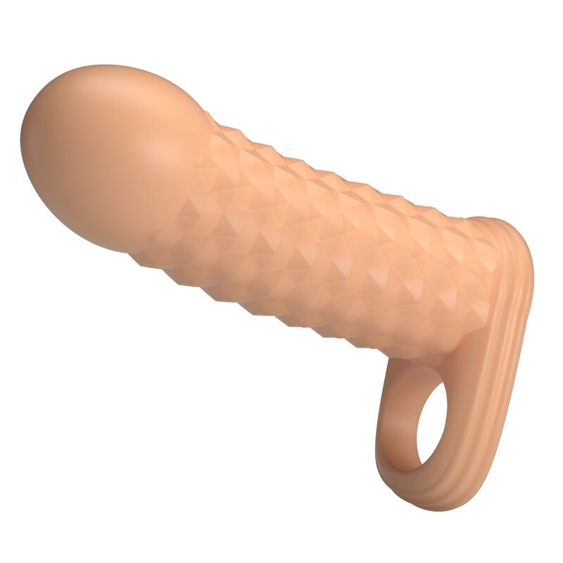 PRETTY LOVE - WOLFRAM PENIS EXTENSION SLEEVE 11.5 CM Ø 3.8 CM NATURAL