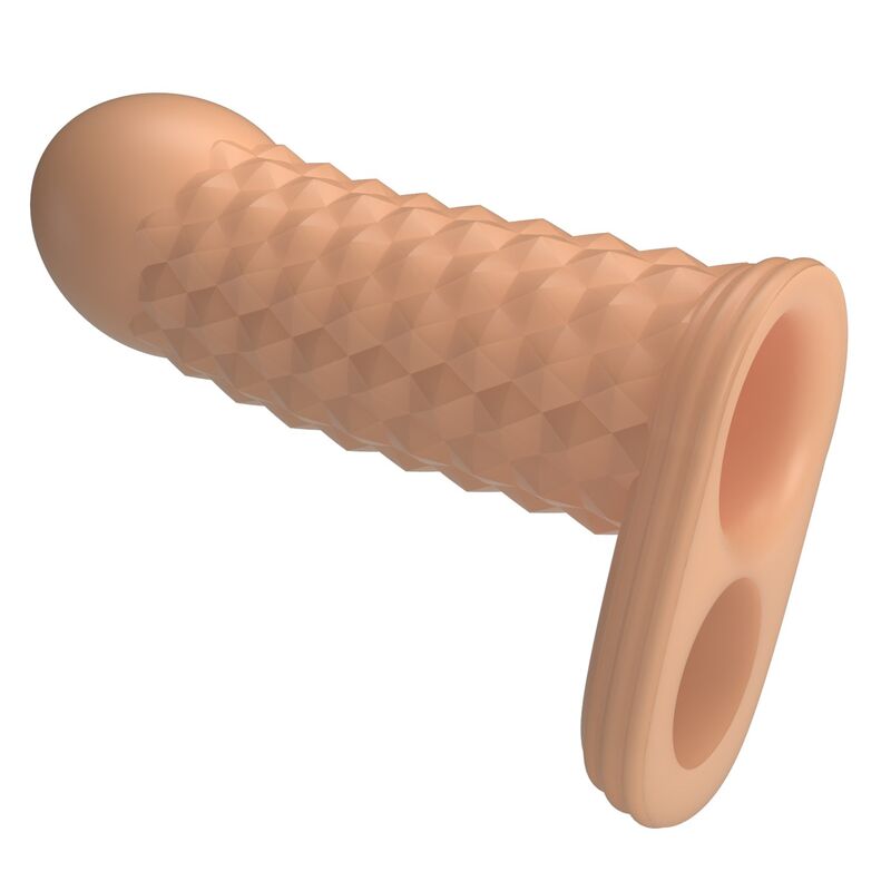 PRETTY LOVE - WOLFRAM PENIS EXTENSION SLEEVE 11.5 CM Ø 3.8 CM NATURAL