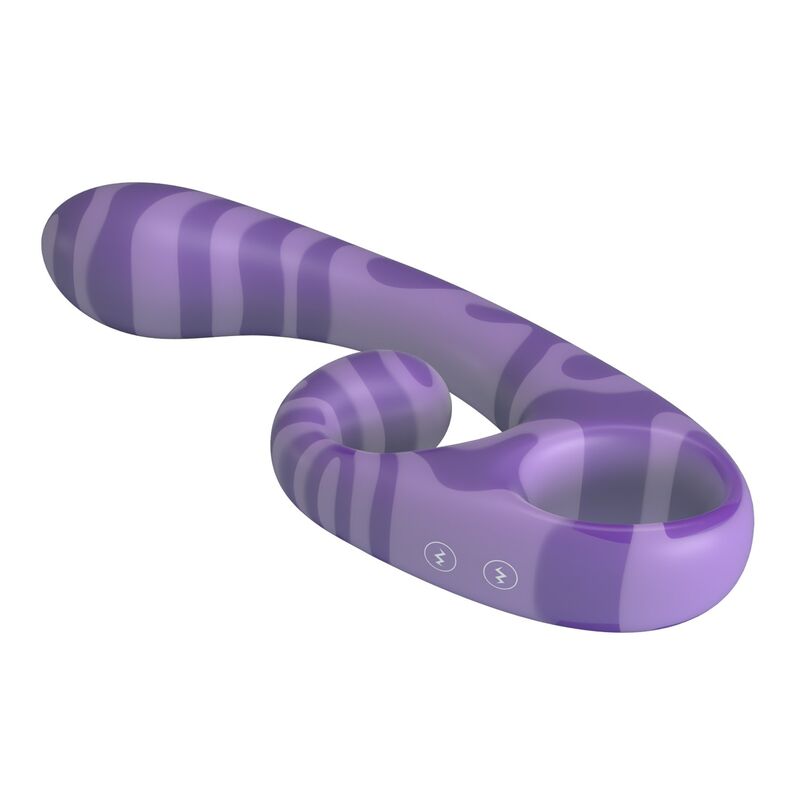 img_228655_783918d4f388e09ac94ef21b953a500e_1.jpg PRETTY LOVE - SUMMER DOUBLE-ENDED VIBRATOR WITH HANDLE 19 CM Ø 3.5 CM PURPLE