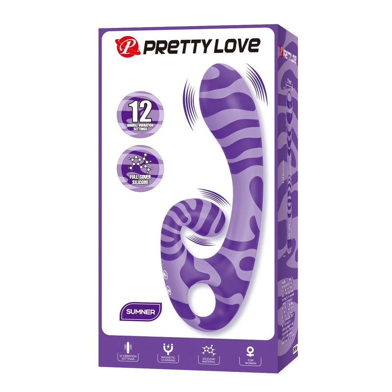 img_228661_ae92662d00ee2756e1a6e45bd7e2496a_1.jpg PRETTY LOVE - SUMMER DOUBLE-ENDED VIBRATOR WITH HANDLE 19 CM Ø 3.5 CM PURPLE