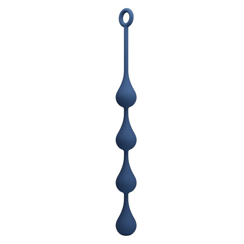 MR PLAY - BLUE SILICONE ANAL BEADS SIZE L 42.6 CM