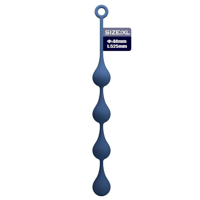 img_228775_87f39b3f0d931c1e10632435939bba82_1.jpg MR PLAY - BLUE SILICONE ANAL BEADS SIZE XL 52.5 CM