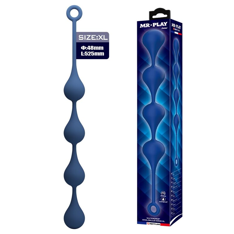 img_228776_d8b013ffca43c2fe3c72a174031aa482_1.jpg MR PLAY - BLUE SILICONE ANAL BEADS SIZE XL 52.5 CM