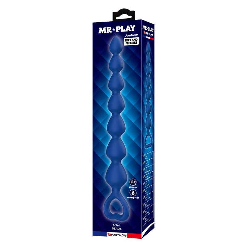 img_228796_49b81bdebb42ce5f40507b4abebfd965_1.jpg MR PLAY - BLUE SILICONE ANAL BEADS ANAL PLUG 26.7 CM