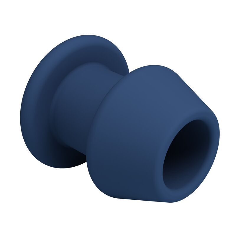 img_228810_02a84b2ab645c5adb586157f930ba59b_1.jpg MR PLAY - JACK BLUE SILICONE HOLLOW ANAL PLUG SIZE M