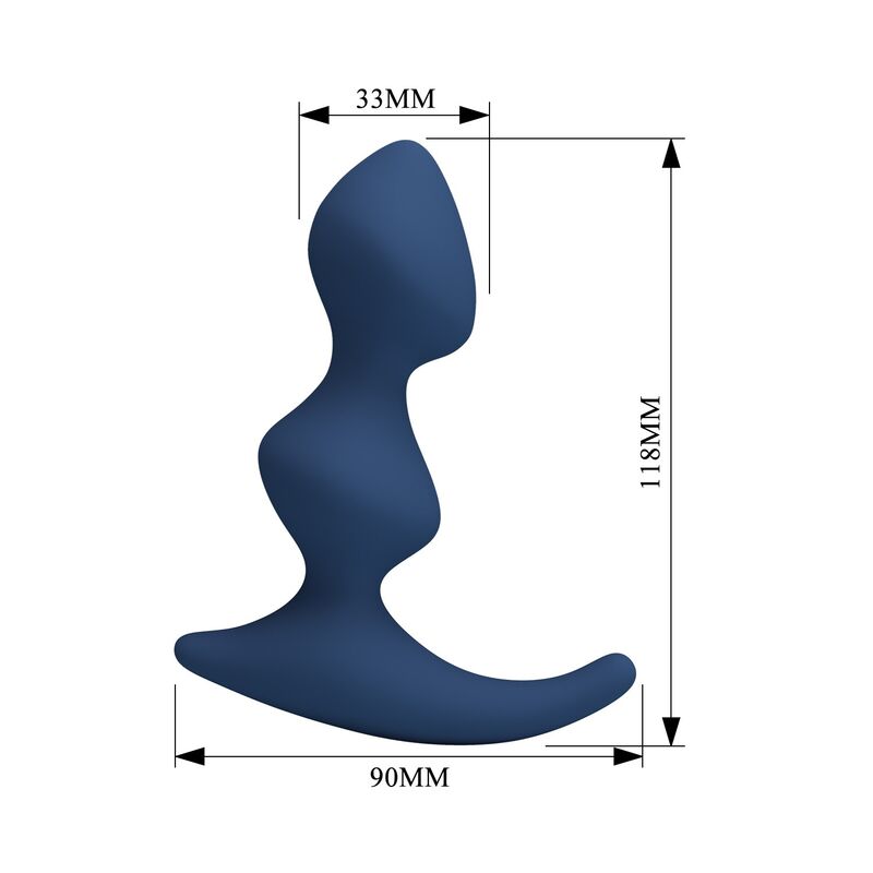 img_228842_2857664caa3894d9cf46d87c48257379_1.jpg MR PLAY - ERGONOMIC BLUE ANAL PLUG