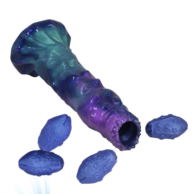 img_229028_a297d84dff23b04db06c74929395837e_1.jpg POWER MONSTERS - DUSKWALKER SENTINEL TRICOLOR INFLATABLE FANTASY SILICONE DILDO 23 CM Ø 5 CM
