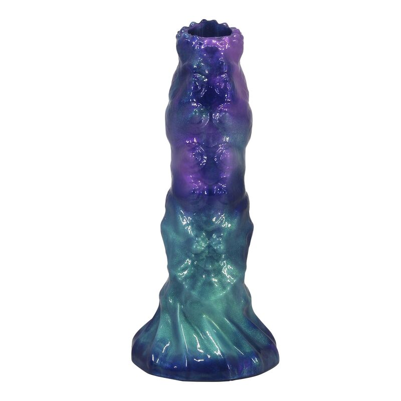 img_229030_557b3b380d29b0d1974a36001db59c90_1.jpg POWER MONSTERS - DUSKWALKER SENTINEL TRICOLOR INFLATABLE FANTASY SILICONE DILDO 23 CM Ø 5 CM