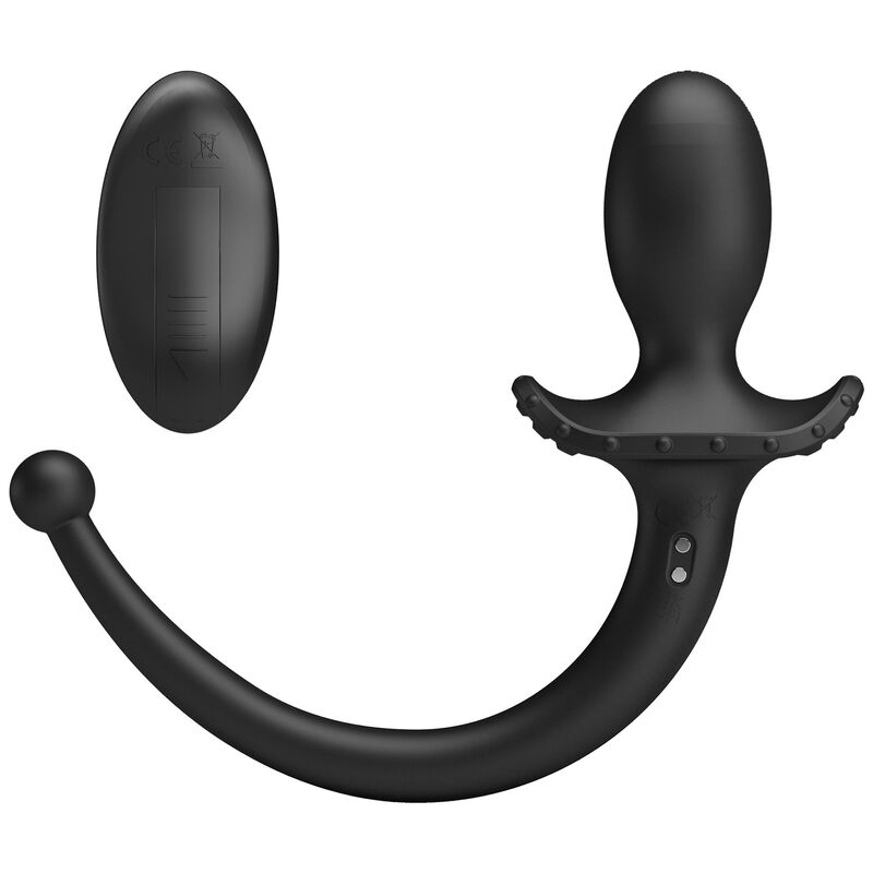 img_229043_fc5c7daf44b66359bda7c7d6f01c809a_1.jpg MR PLAY - WIRELESS REMOTE CONTROL ANAL AND PERINEUM VIBRATOR BLACK