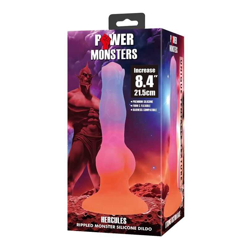 img_229080_9fb8212b603eb1735df17ee4b3ef846a_1.jpg POWER MONSTERS - HERCULES FANTASY SILICONE DILDO 21.5 CM Ø 5 CM