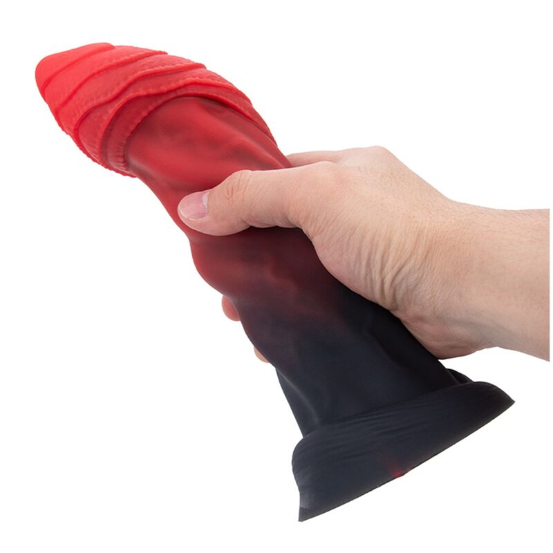 img_229088_b29ee86df92923424e0c62d2431af271_1.jpg POWER MONSTERS - INFERNAL GOLIATH BICOLOR FANTASY SILICONE DILDO 25 CM Ø 6 CM