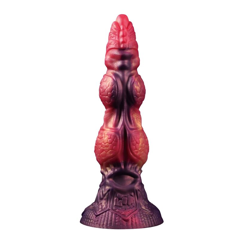 img_229137_1dd987e5a47bd89521f9a1580687a3a7_1.jpg POWER MONSTERS - SAVAGE BEASTLORD TRICOLOR FANTASY SILICONE DILDO 24 CM Ø 5 CM