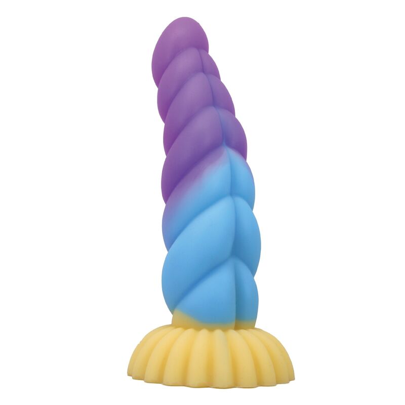 img_229162_aa06be1158e28bd1ef384dfb2b6e3181_1.jpg POWER MONSTERS - UNICORN TRICOLOR FANTASY SILICONE DILDO 22 CM Ø 5 CM