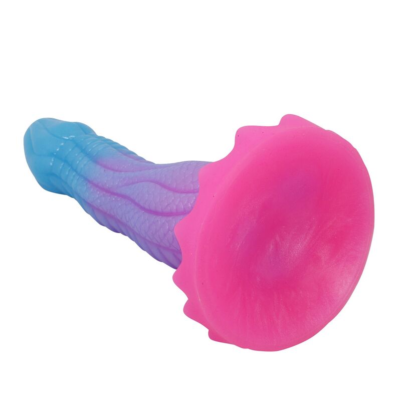 POWER MONSTERS - VOID PYTHON FANTASY DILDO WITH SUCTION CUP 20.5 CM Ø 5.2 CM BLUE, PURPLE  PINK