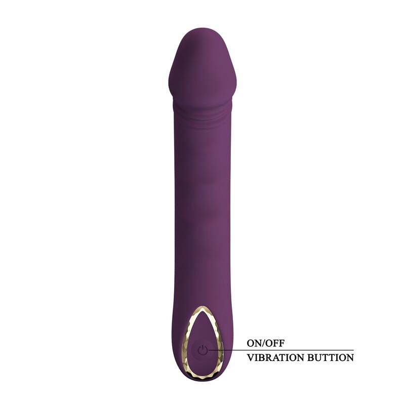 PRETTY LOVE - AMARA RECHARGEABLE VIBRATOR 10 FUNCTIONS PURPLE