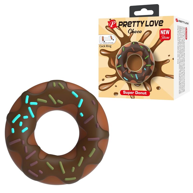 img_229240_0bb24acdef9055e0f3a9695cff3130e8_1.jpg PRETTY LOVE - SUPER DONUT PENIS RING BROWN