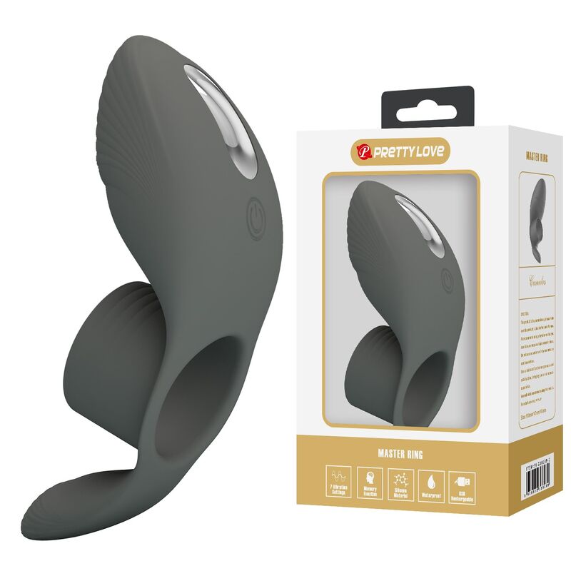 img_229277_a8b7b73d28b8e6145458cc87a5305dec_1.jpg PRETTY LOVE - RECHARGEABLE VIBRATING RING WITH DUAL STIMULATION