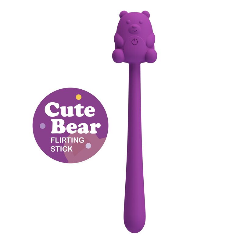 img_229460_9ac6a62b4f64d7230ce9c398941182a7_1.jpg PRETTY LOVE - CUTE BEAR FLIRTING STICK RECHARGEABLE VIBRATOR