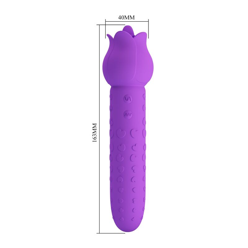 img_229474_4c0edbf0842a0b4002d18e60353b8389_1.jpg PRETTY LOVE - DANNELL RECHARGEABLE ORAL AND CLITORAL STIMULATOR VIBRATOR PURPLE