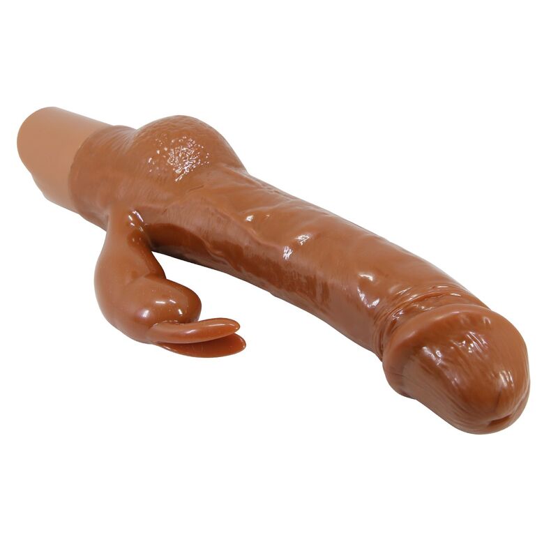 img_229545_4cd1d23046403e41f4756099a3d51db3_1.jpg PRETTY LOVE - ELLISON REALISTIC RABBIT VIBRATOR 22.6 CM Ø 4.2 CM BROWN