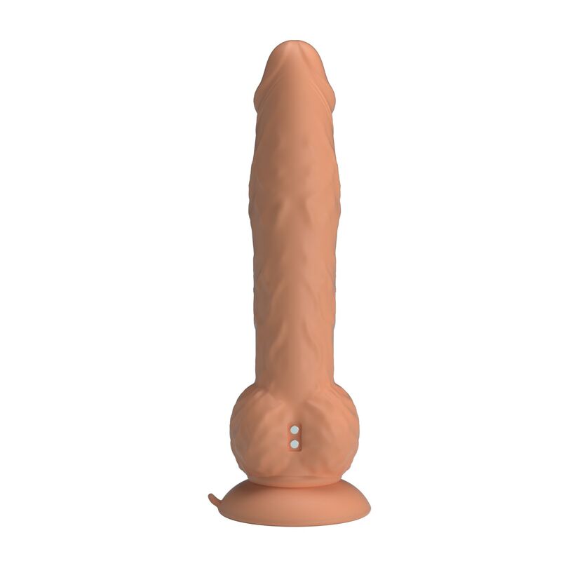 PRETTY LOVE - EREN THRUSTING VIBRATING DILDO 20.5 CM Ø 4.5 CM NATURAL