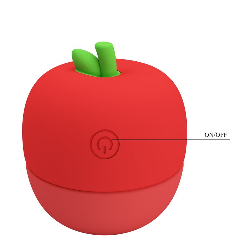 PRETTY LOVE - RECHARGEABLE TONGUE EFFECT CLITORAL STIMULATOR RED