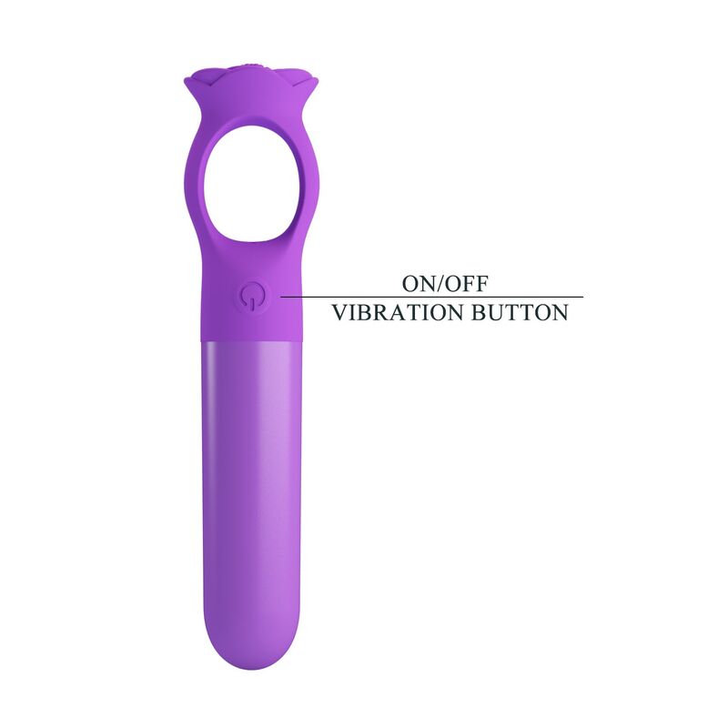 PRETTY LOVE - GIANA RECHARGEABLE MINI VIBRATOR MASSAGER PURPLE