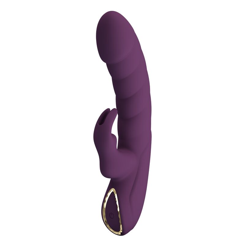 PRETTY LOVE - HARPER RECHARGEABLE RABBIT VIBRATOR 10 FUNCTIONS PURPLE