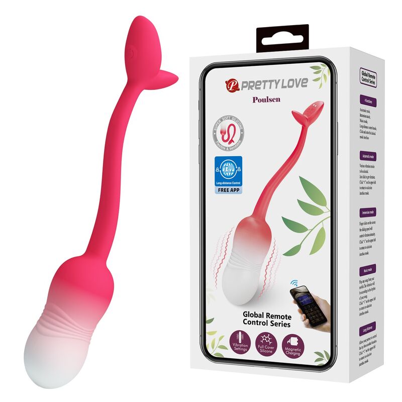 img_229803_8a2c4fa9e79f5a4762198b0668bd58d5_1.jpg PRETTY LOVE - PULSEN APP CONTROL VIBRATING EGG 12 FUNCTIONS USB RECHARGEABLE PINK