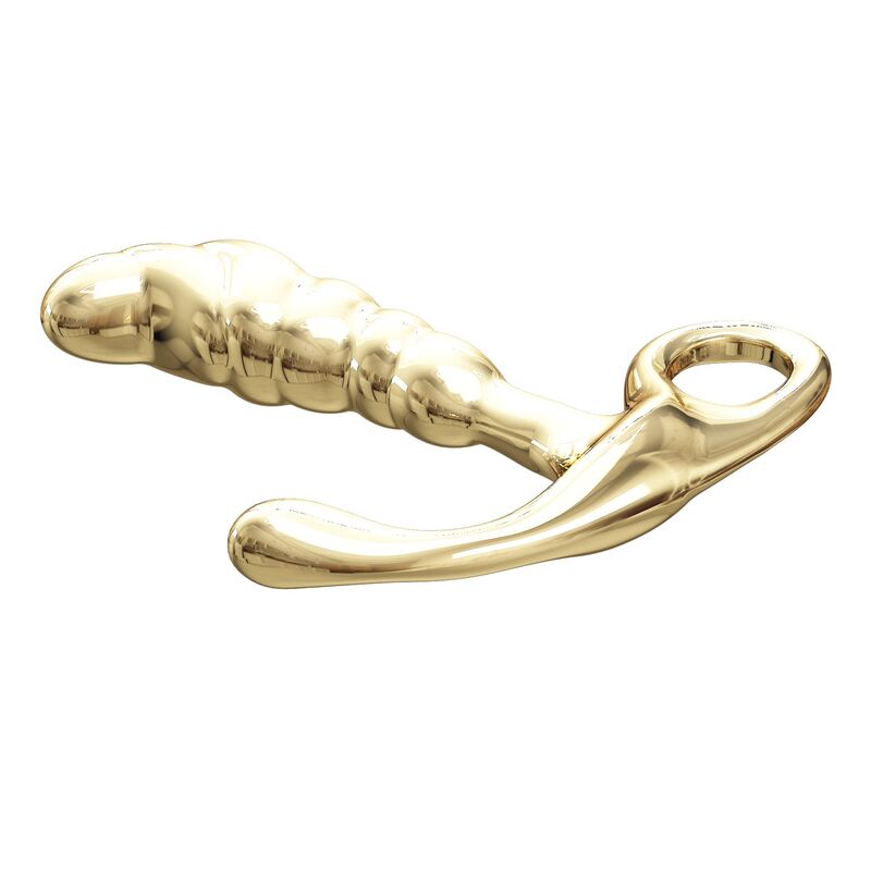 PRETTY LOVE - JACK ZINC ALLOY PROSTATE MASSAGER GOLD
