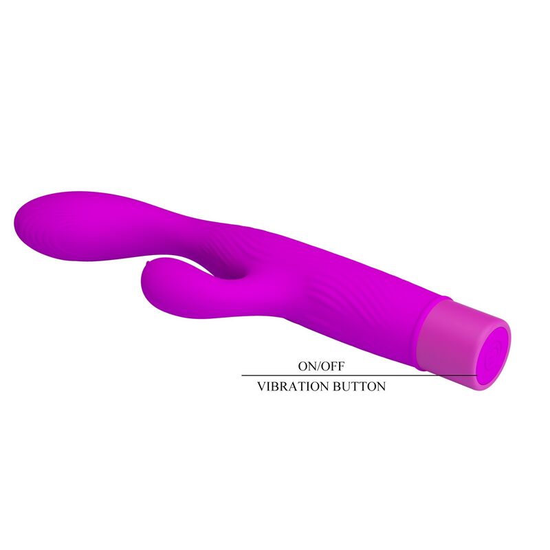 PRETTY LOVE - JENE DUAL STIMULATION G-SPOT AND CLITORAL VIBRATOR PURPLE