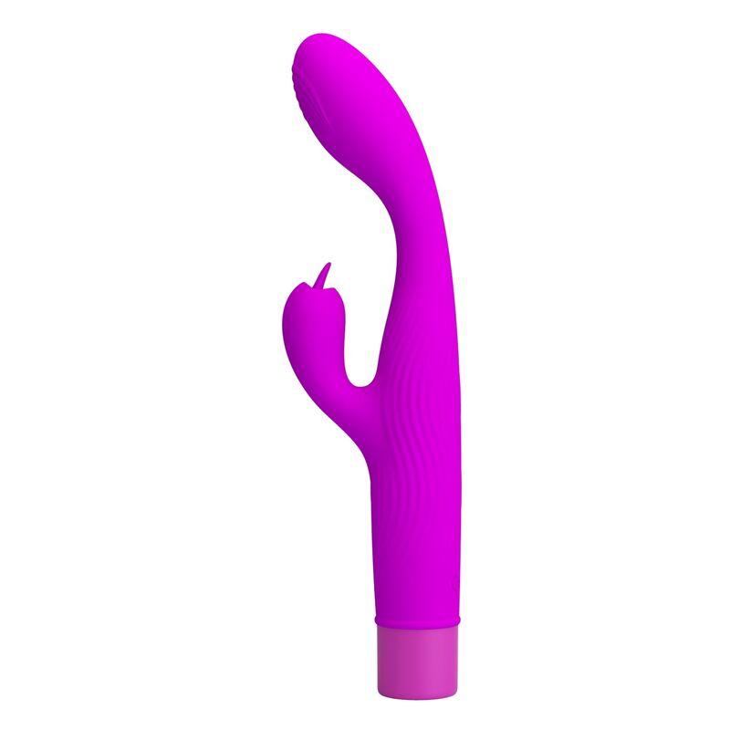 PRETTY LOVE - JENE DUAL STIMULATION G-SPOT AND CLITORAL VIBRATOR PURPLE