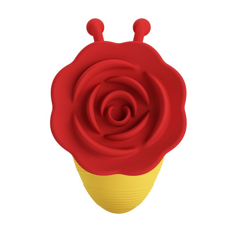 PRETTY LOVE - LITTLE BEE RECHARGEABLE CLITORAL STIMULATOR 7 MODES RED/YELLOW