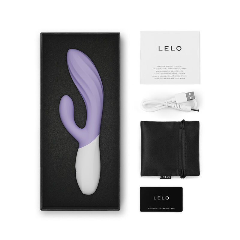 img_230070_1a3afd0d17f13d8cd5d25853bdc3b658_1.jpg LELO - INA TWIST DOUBLE VIBRATOR RABBIT FOR G-SPOT AND CLITORIS LAVENDER