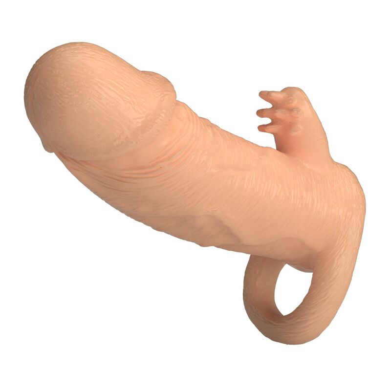 PRETTY LOVE - RODERIC PENIS EXTENSION SLEEVE 13 CM Ø 3.8 CM NATURAL