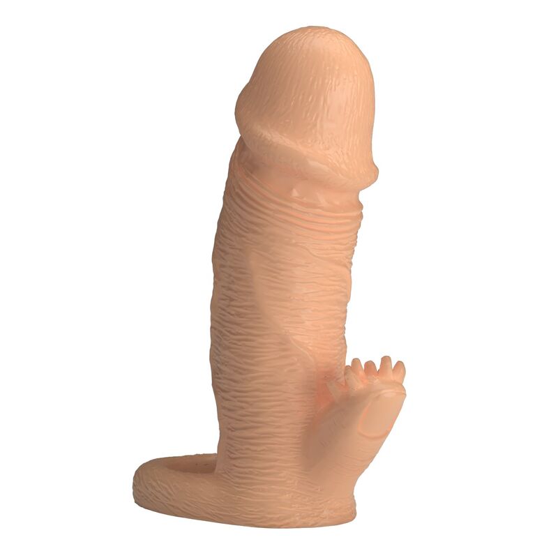 PRETTY LOVE - RODERIC PENIS EXTENSION SLEEVE 13 CM Ø 3.8 CM NATURAL