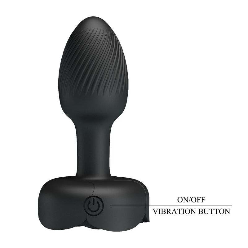img_230413_0e2a1b30d0b948b420ab35021c144df4_1.jpg PRETTY LOVE - RECHARGEABLE VIBRATING ANAL PLUG 10 MODES BLACK
