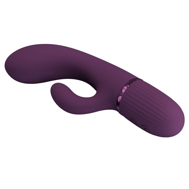 img_230462_fa21a9177278070ecf2370eb90d35d2b_1.jpg PRETTY LOVE - MARGIE RECHARGEABLE RABBIT VIBRATOR 10 FUNCTIONS PURPLE