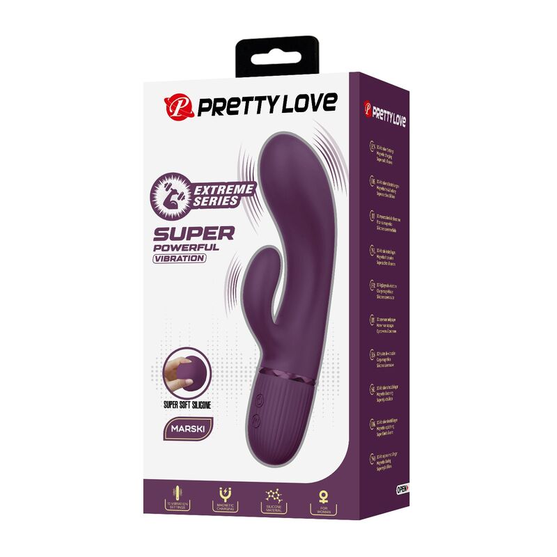 img_230463_4b1884d880a45cdd8919c60833339b68_1.jpg PRETTY LOVE - MARGIE RECHARGEABLE RABBIT VIBRATOR 10 FUNCTIONS PURPLE