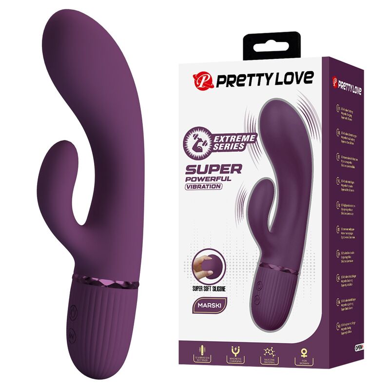 img_230464_4b137f20d45e9238317729cacd71ada4_1.jpg PRETTY LOVE - MARGIE RECHARGEABLE RABBIT VIBRATOR 10 FUNCTIONS PURPLE