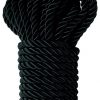 FETISH FANTASY SERIES - BLACK DELUXE SILK ROPE 9.75 M