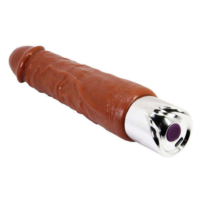 PRETTY LOVE - PRO REALISTIC VIBRATOR 23.5 CM Ø 4.8 CM BROWN