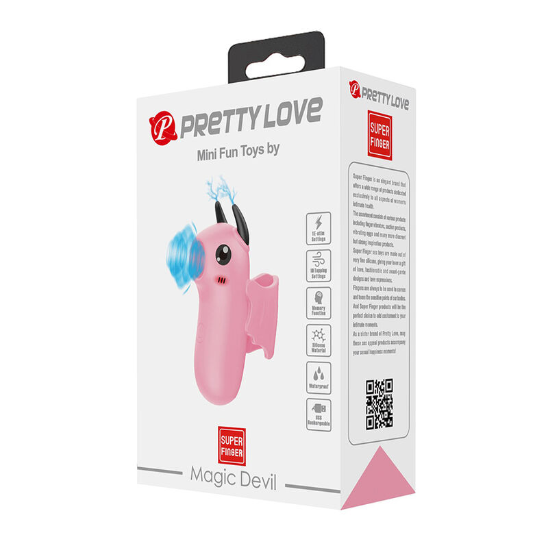 img_231984_f1fec0345e8c2f3a95aea1975d7efd9b_1.jpg PRETTY LOVE - MAGIC DEVIL RECHARGEABLE FINGER STIMULATOR PINK