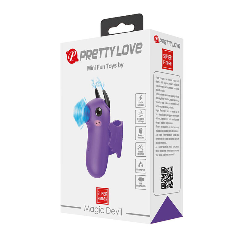 img_231993_777a47475fbca5ed27ac40247fb547d9_1.jpg PRETTY LOVE - MAGIC DEVIL PURPLE RECHARGEABLE FINGER STIMULATOR
